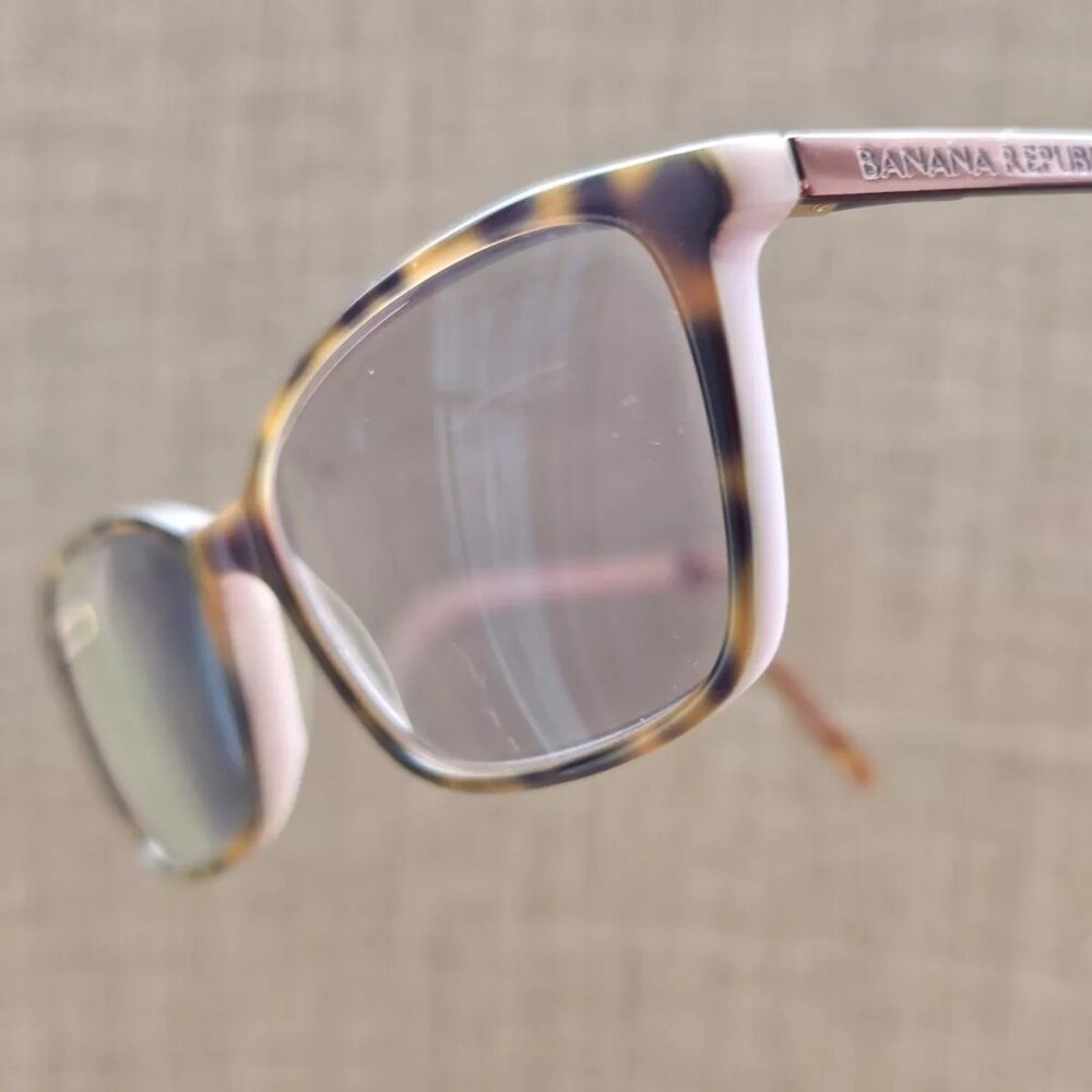 Banana Republic CATE Women Glasses Frame Brown/Pink Tone Eyeglasses Frame only
